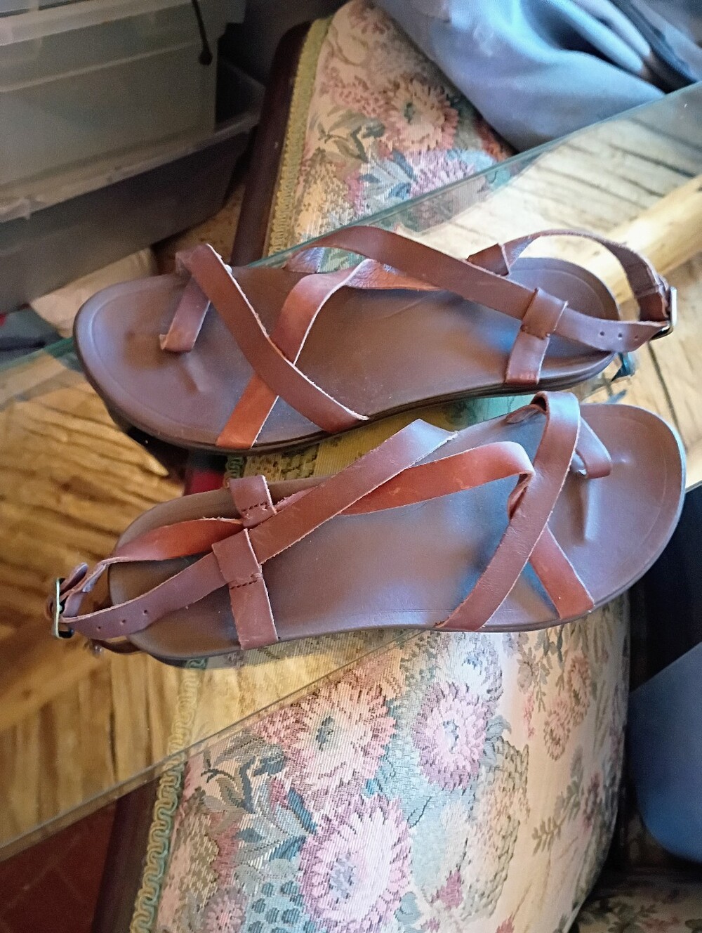 Olukai Upena Strappy Leather Sandal 10